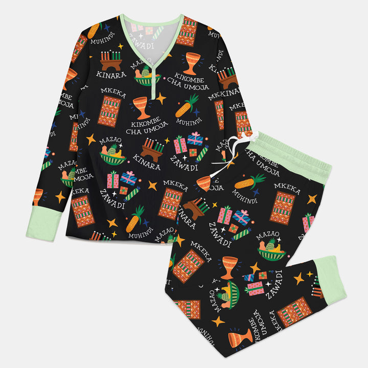 Kwanzaa Spirit Women Pajama Set