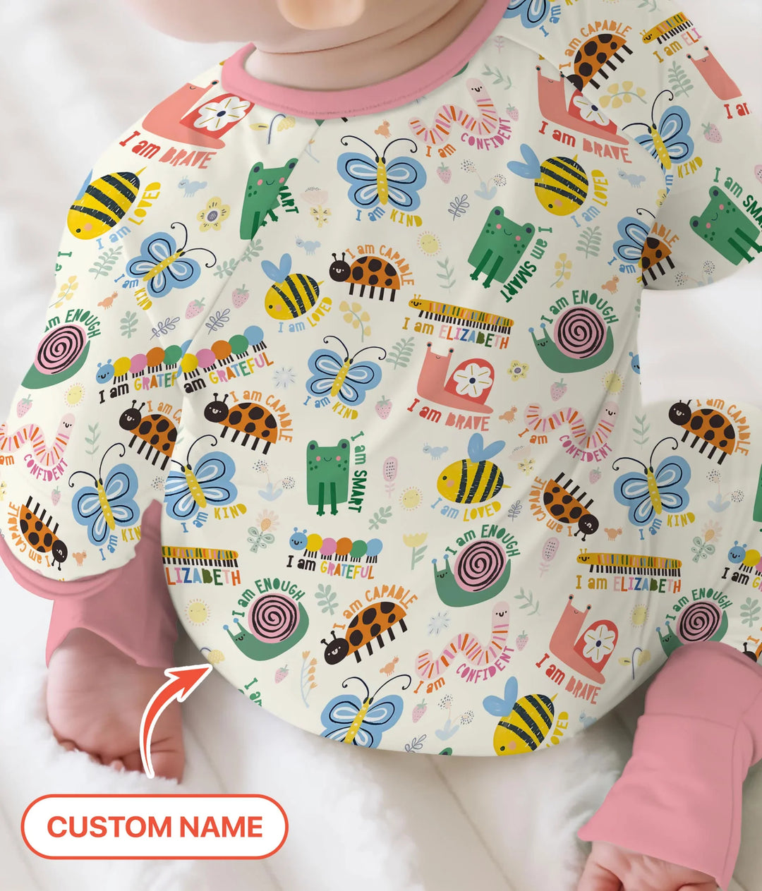 Spring Garden Custom Name Convertible Zippy