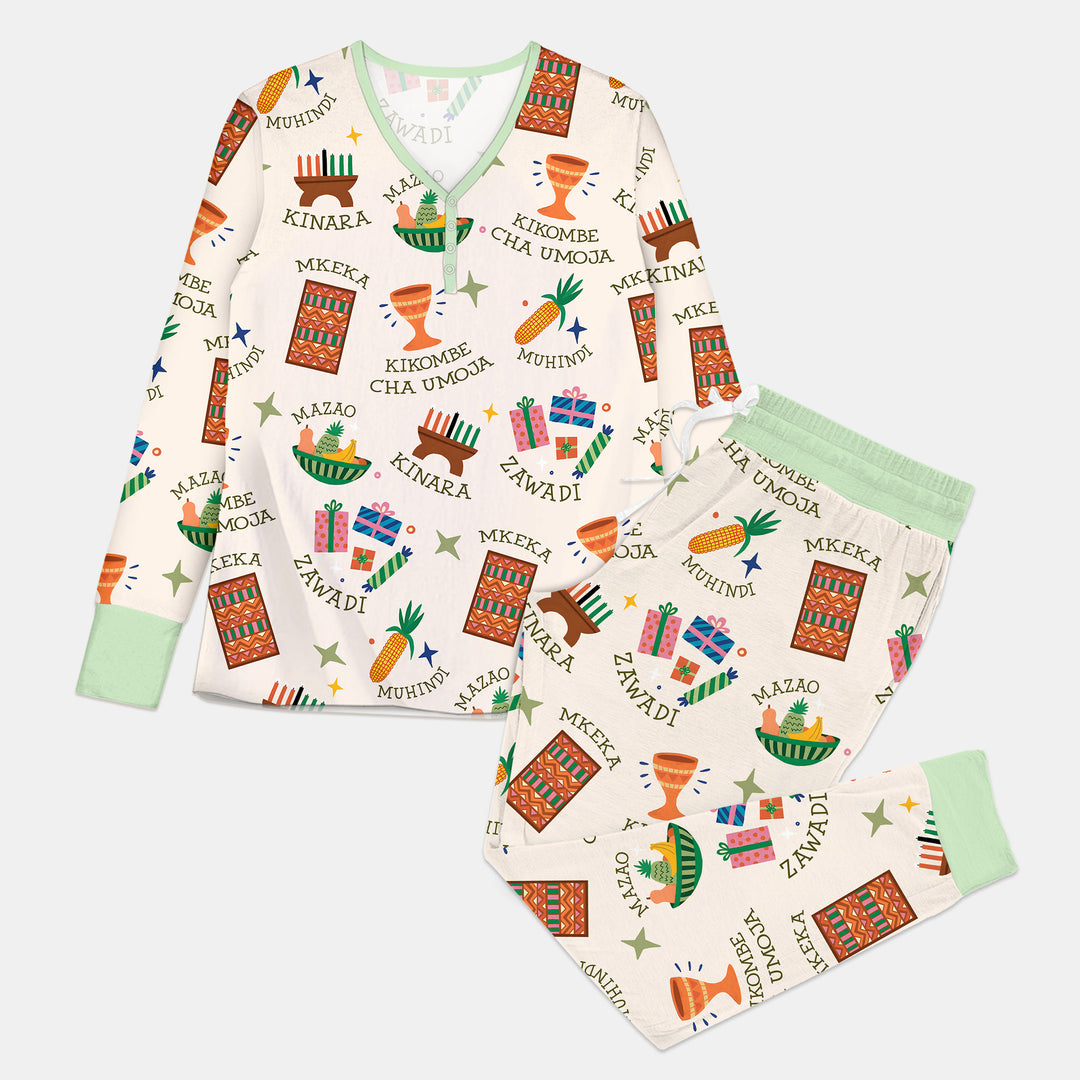 Kwanzaa Spirit Women Pajama Set