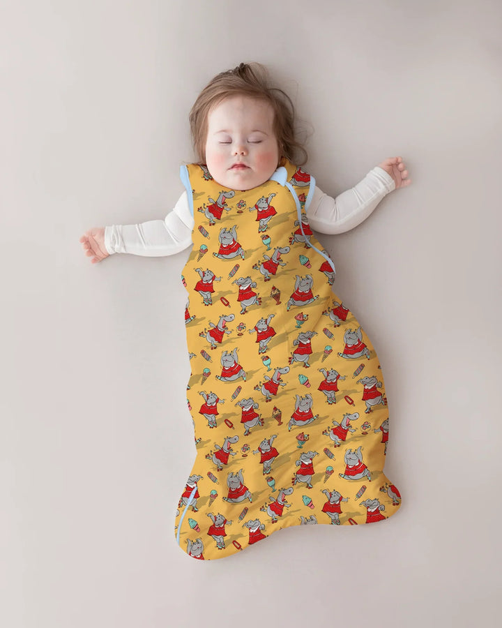 Dancing Hippo Treats Bamboo Sleep Bag