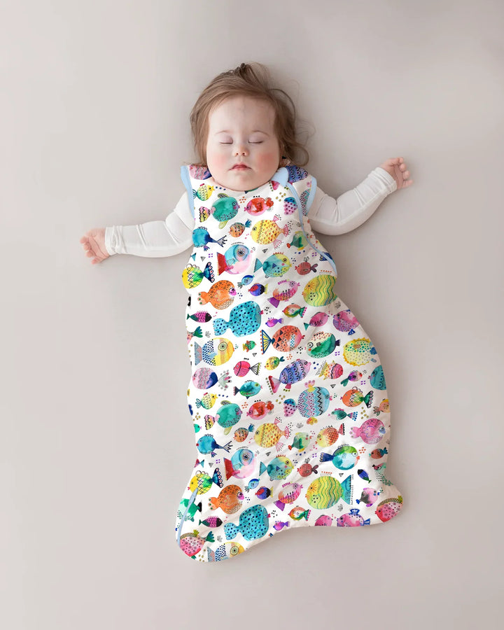 Rainbow Reef Fish Bamboo Sleep Bag