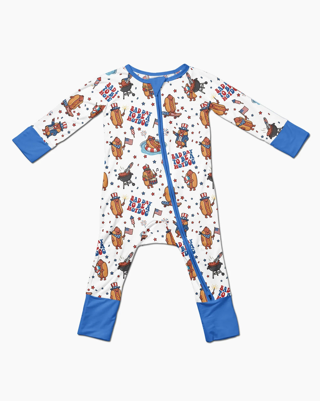 Hot Dog Patriotic Bamboo Convertible Zippy