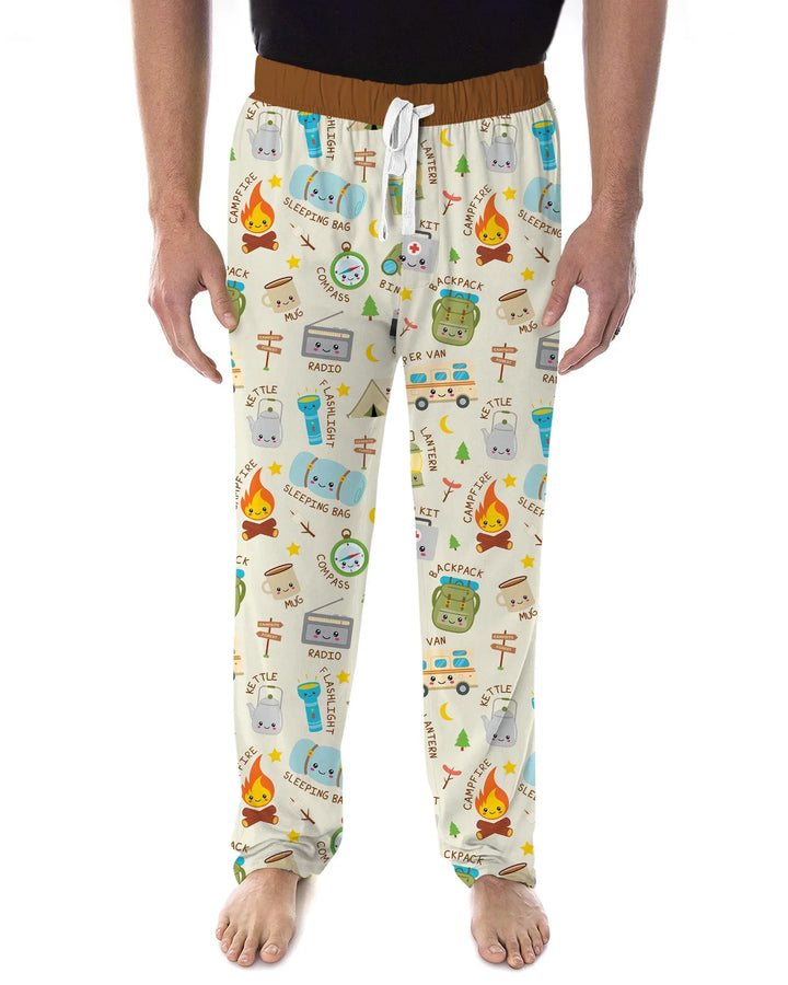 Little Camp Adventure Family Matching Bamboo Men's Pajama Set