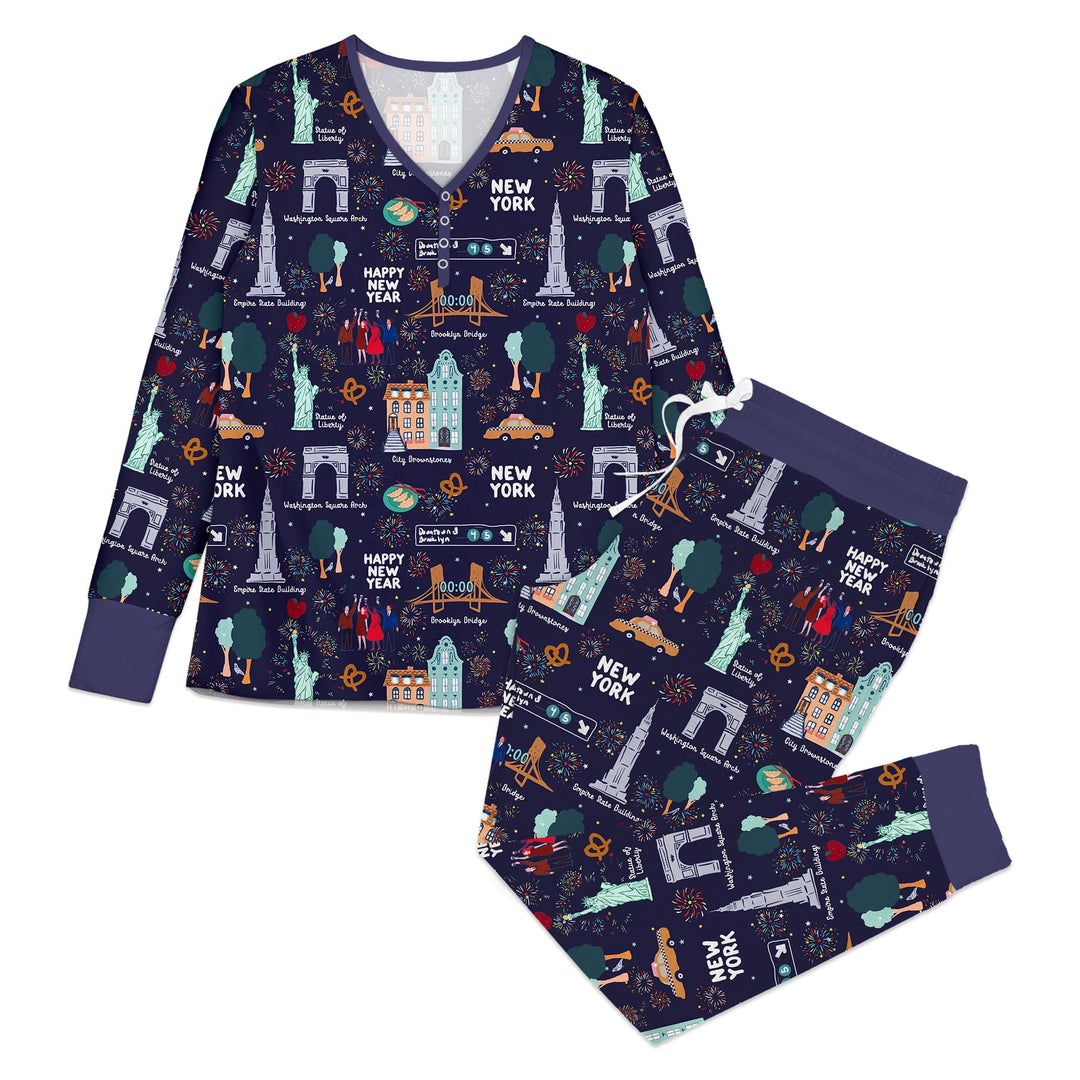 New York New Year Eve Women Pajama Set
