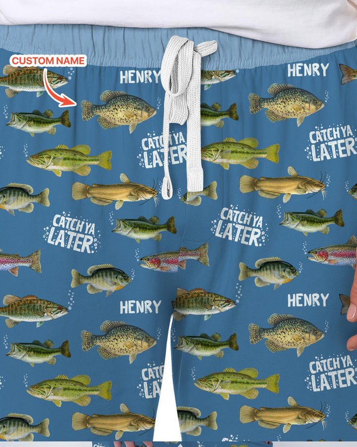 Catch Ya Later Matching Daddy & Me Men's Pajama Set