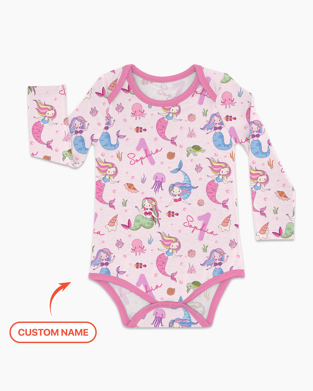 Gerippte Babykleidung mit individuellem Foto - Weich &amp; Skizzenhaft