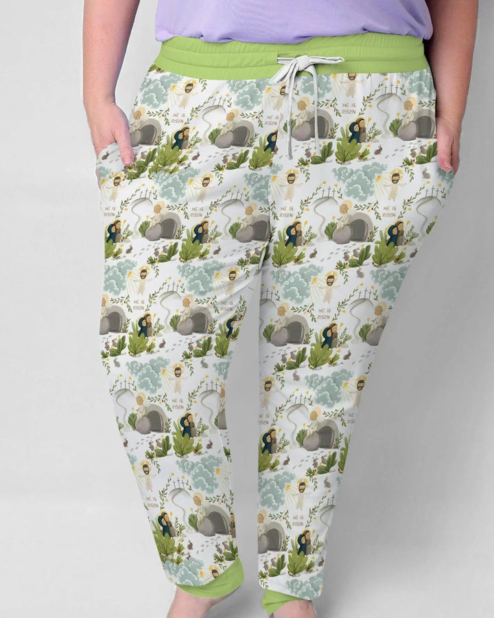Matthew 28:1–8 He Is Risen Bamboo Women Pajama Set