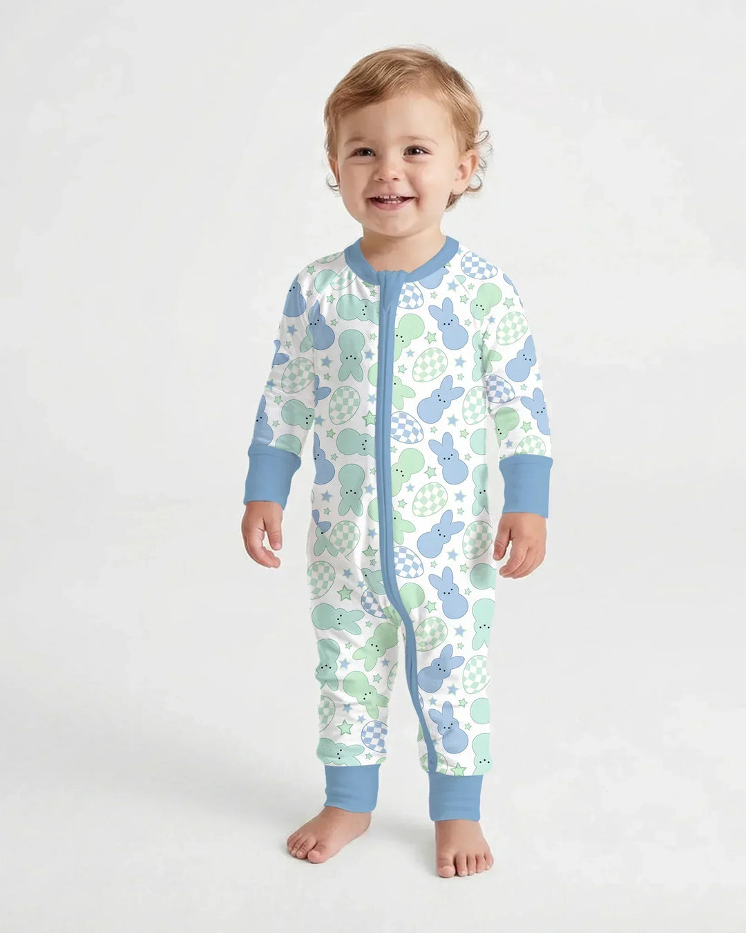 Gerippte Babykleidung mit individuellem Foto - Weich &amp; Skizzenhaft