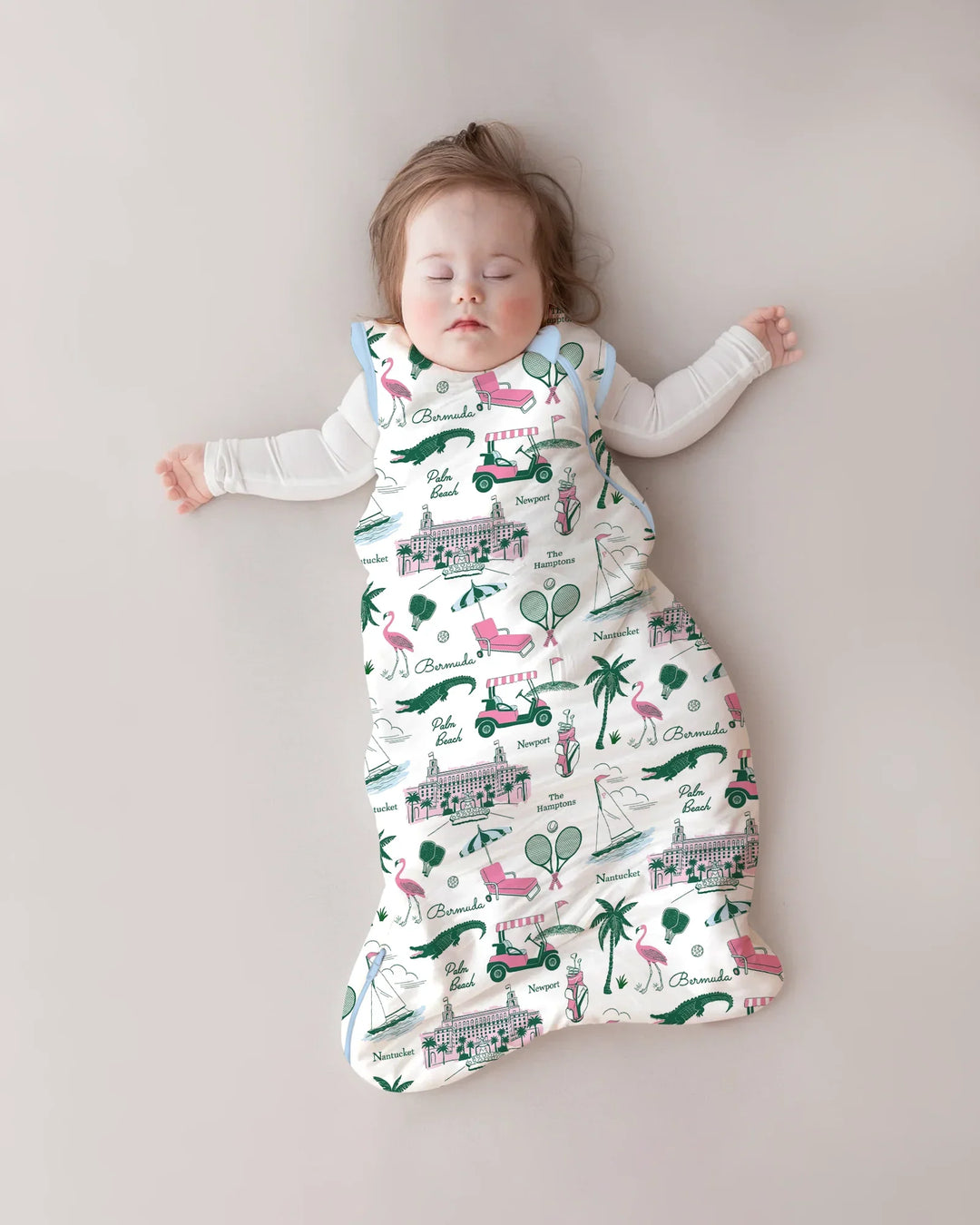 Preppy Palm Getaway Bamboo Sleep Bag