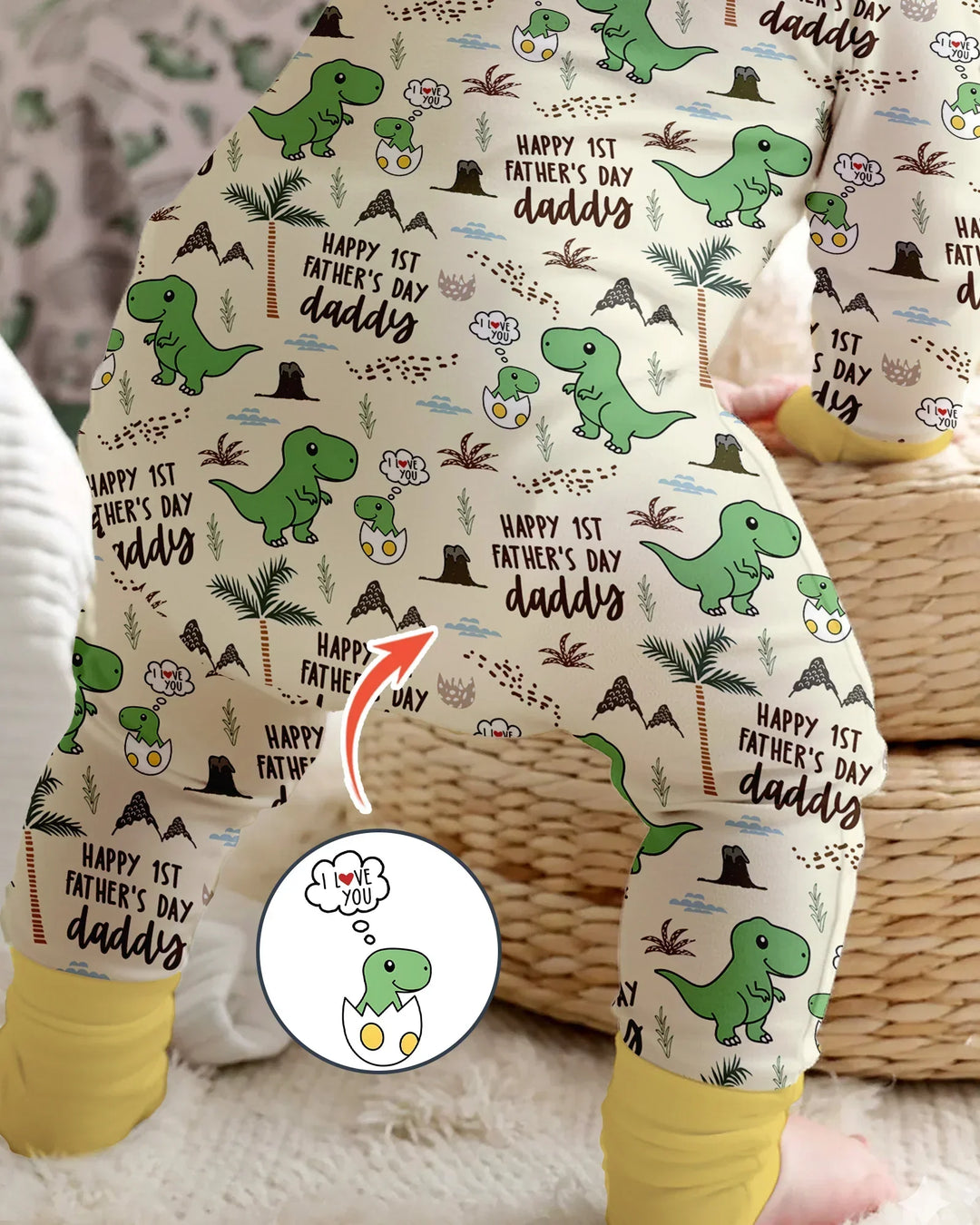 Gerippte Babykleidung mit individuellem Foto - Weich &amp; Skizzenhaft