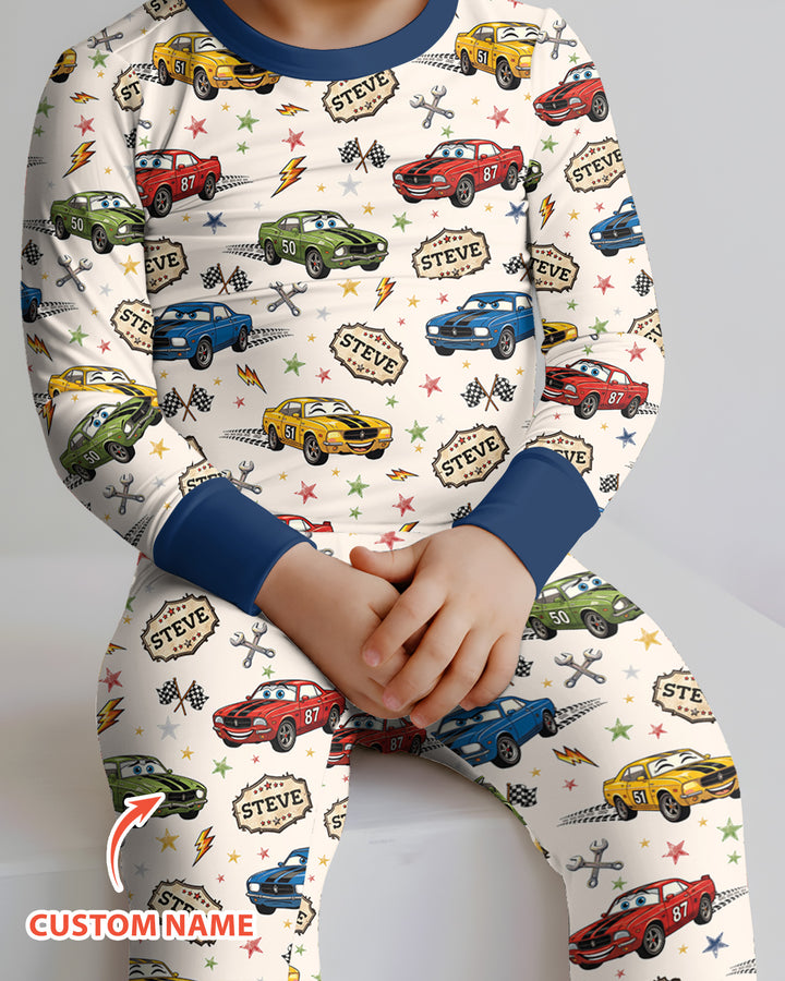 Cool Race Bamboo Two Piece Long Sleeve Pajama Set