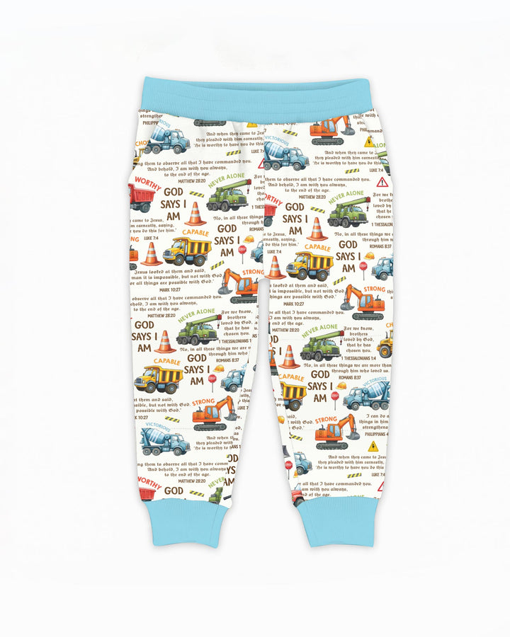 Bible Verse Construction Trucks  Jogger