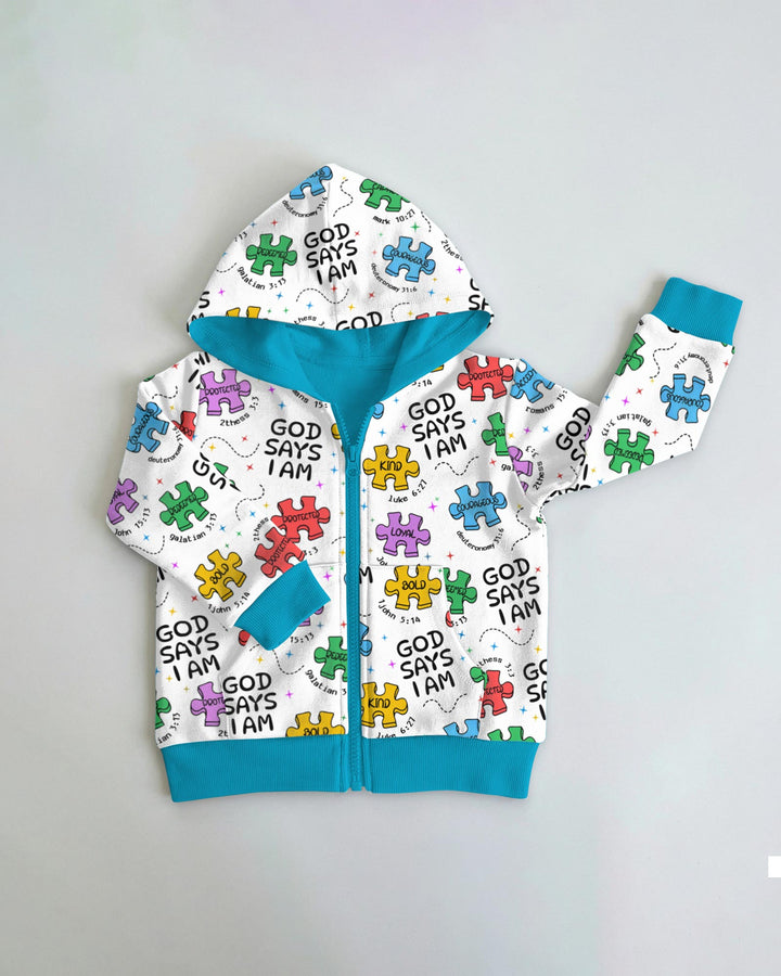 All Pieces Belong Zip Hoodie