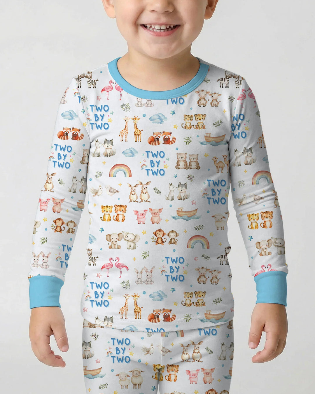 Two By Two Bamboo Two Piece Long Sleeve Pajama Set