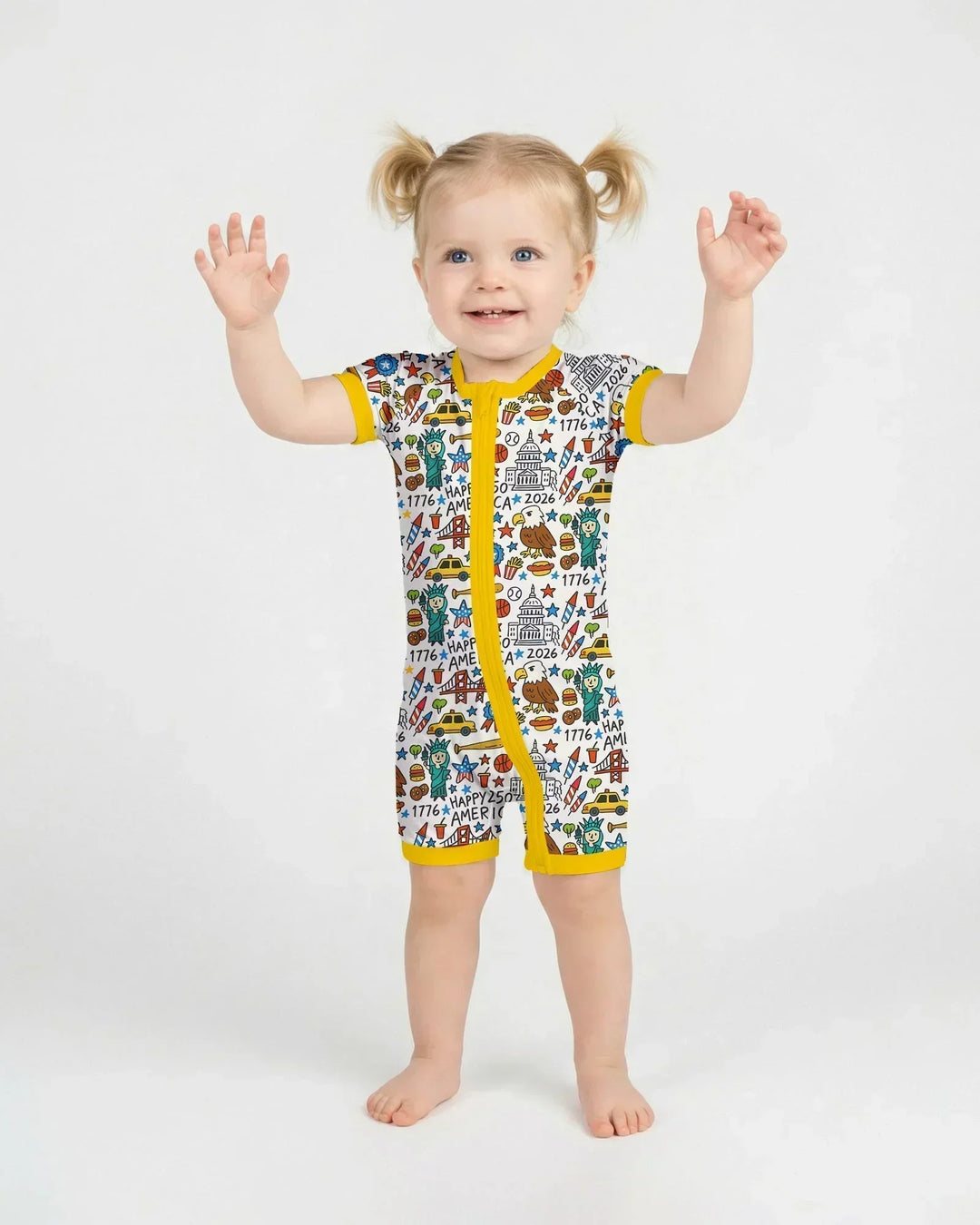 Doodle America 250th Anniversary Family Shorty Zippy