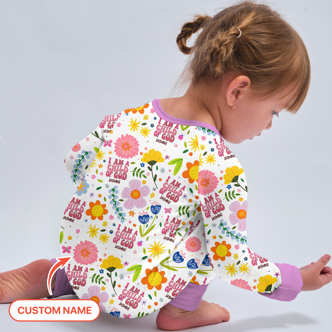 I Am A Child Of God Custom Name Girl Convertible Zippy