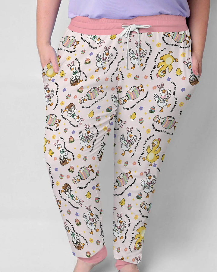 Easter Goose Family Matching Women Pajama Set