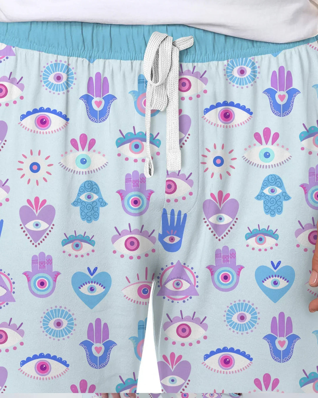 Hamsa Heart Guardians Family Matching Men's Pajama Set