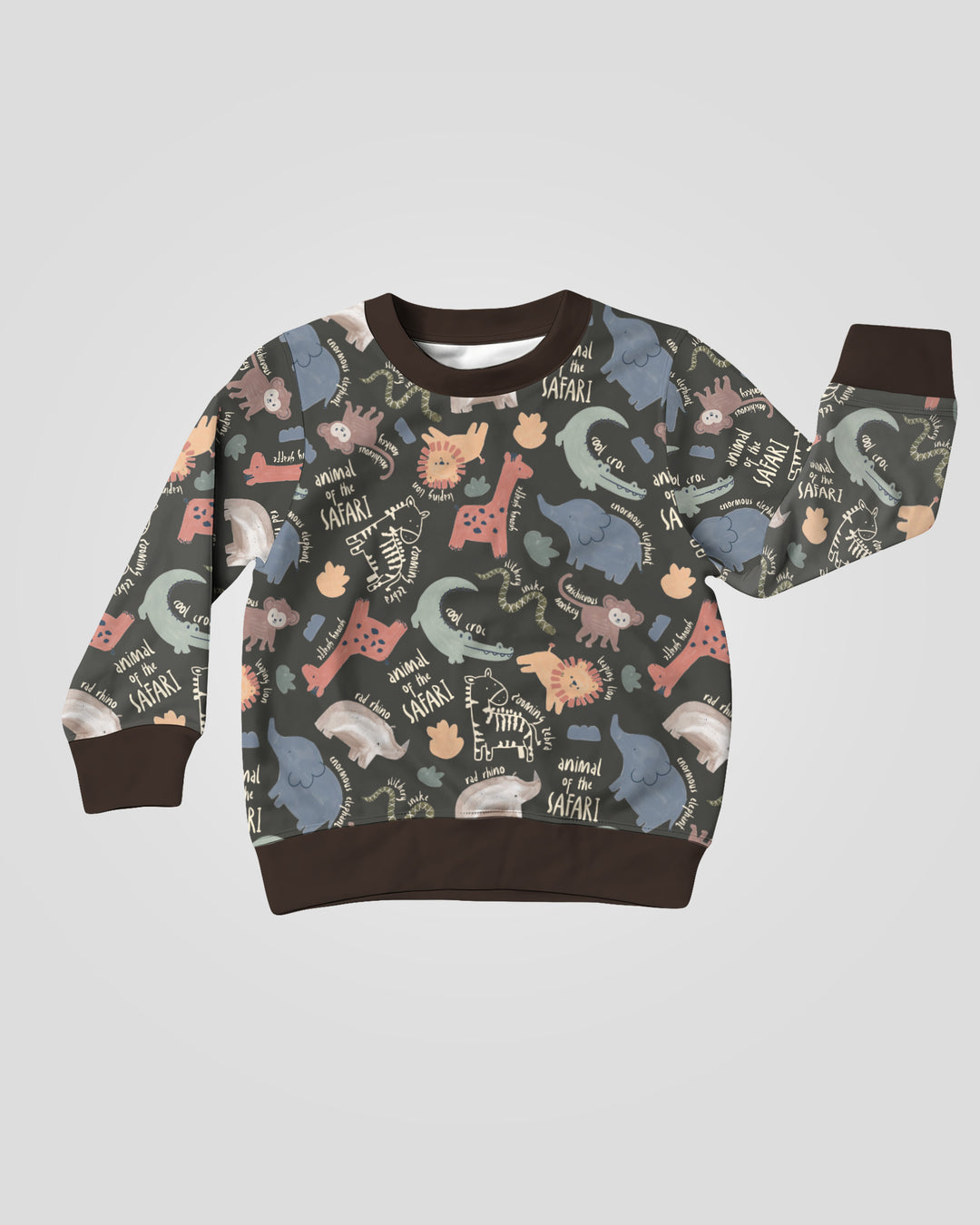 Funny African Animals Crewneck Sweatshirt