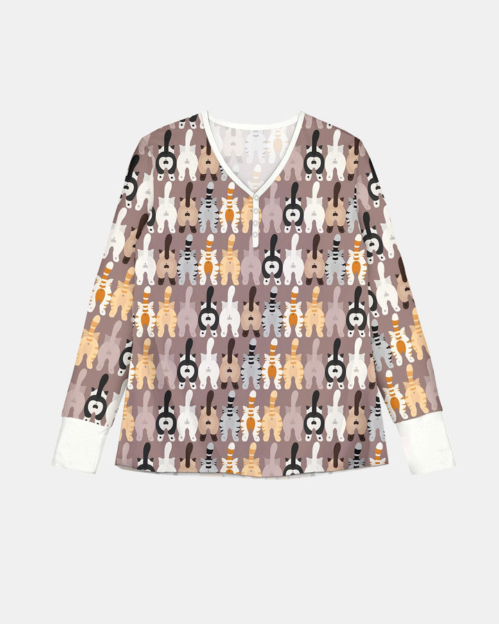 Cheeky Tails Women Pajama Set