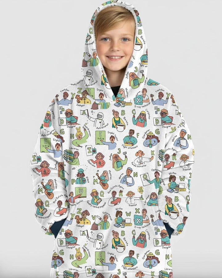 Plantilla de Sudadera Manta de Bambú Personalizada