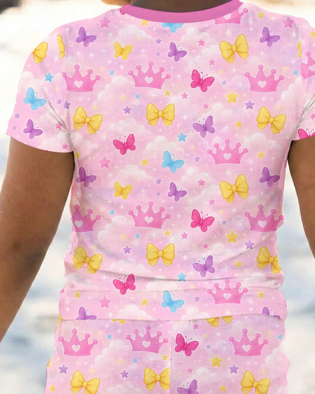 Afro Princess You Are Beautiful Bamboo Two Piece Short Sleeve Pajama Set