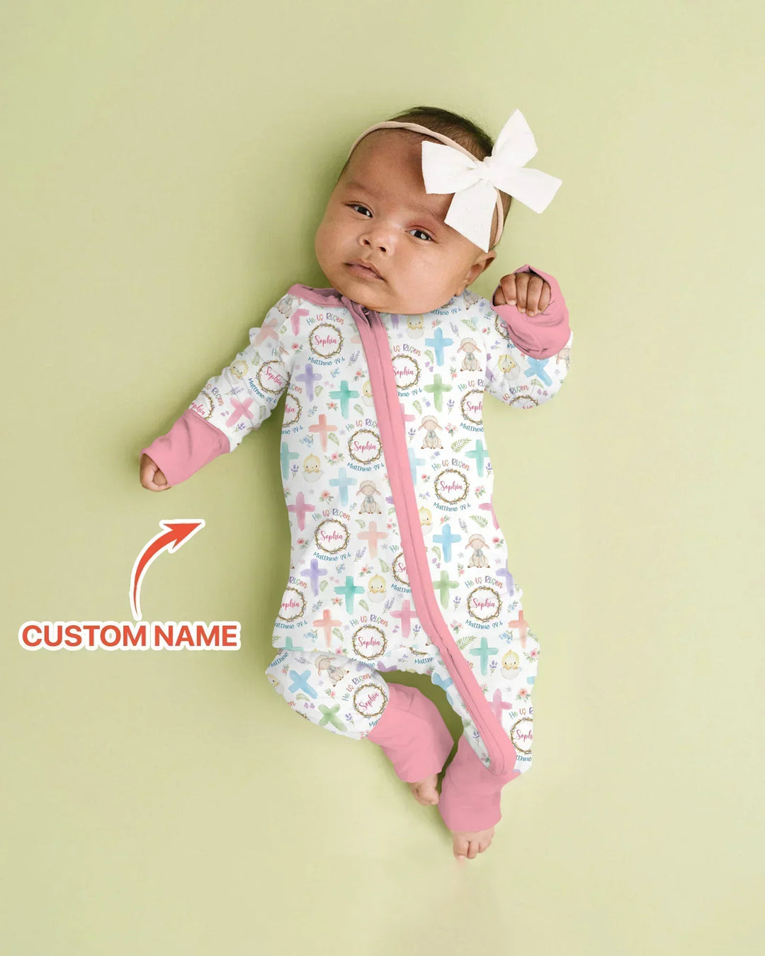 He Is Risen Personalized Convertible Zippy