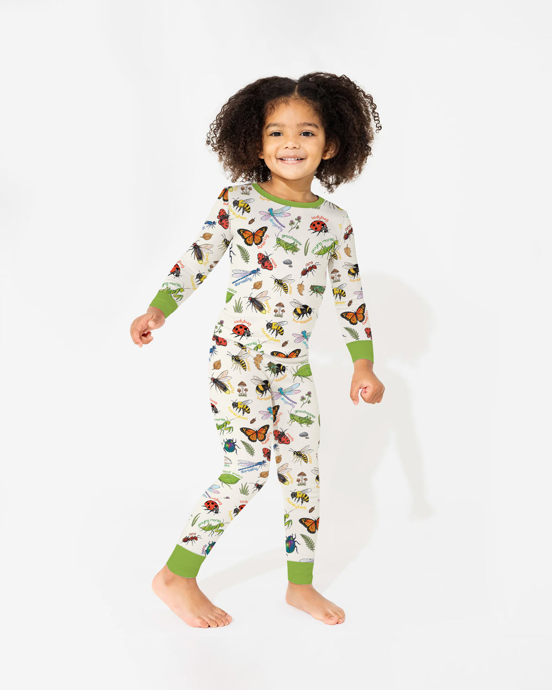 Bug Learning Bamboo Two Piece Long Sleeve Pajama Set