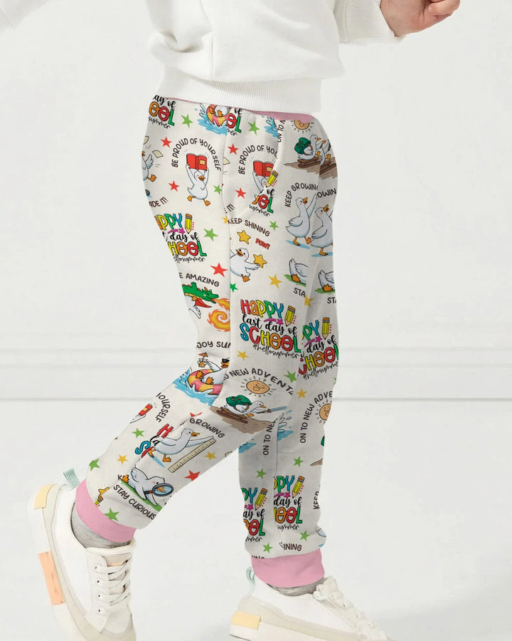 Silly Goose Happy Last Day of School Bamboo Jogger
