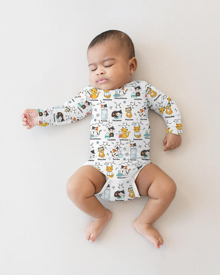 Biochemistry Cat Bamboo Bodysuit