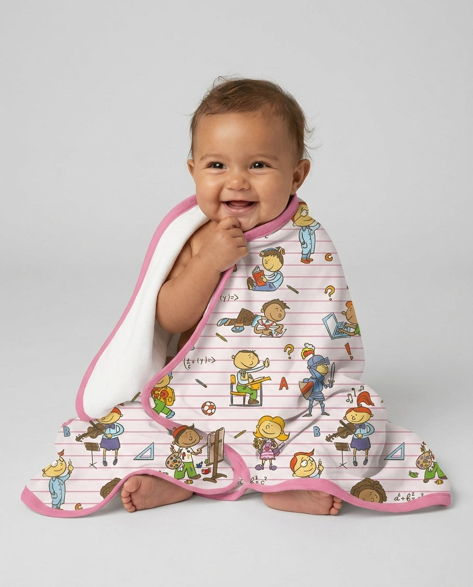 School Days Adventure Bamboo Blanket