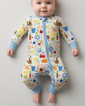 Gerippte Babykleidung mit individuellem Foto - Weich &amp; Skizzenhaft