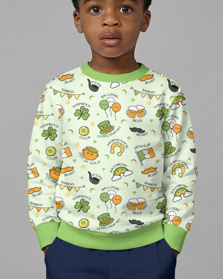 Kawaii St Patrick's Day Crewneck Sweatshirt