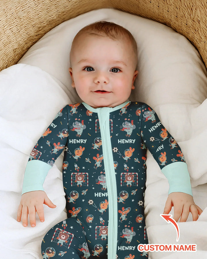 Space Soccer Bamboo Convertible Zippy