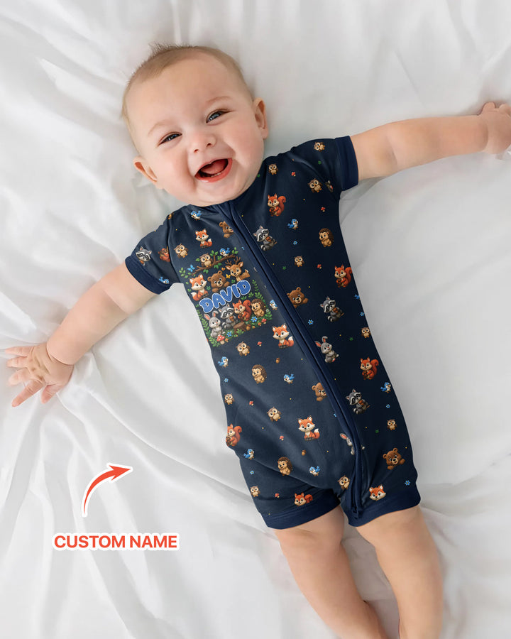 Trending Animal Bamboo Shorty Zippy