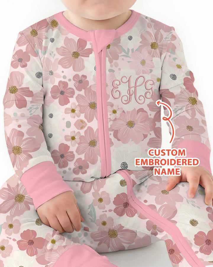 Gerippte Babykleidung mit individuellem Foto - Weich &amp; Skizzenhaft
