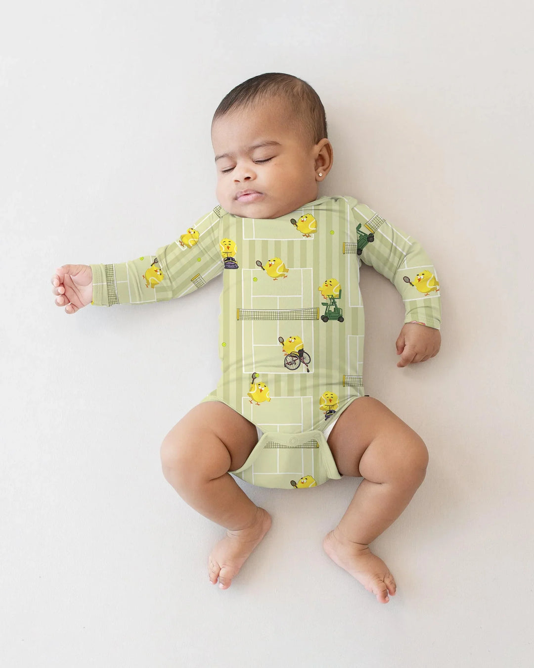 Gerippte Babykleidung mit individuellem Foto - Weich &amp; Skizzenhaft