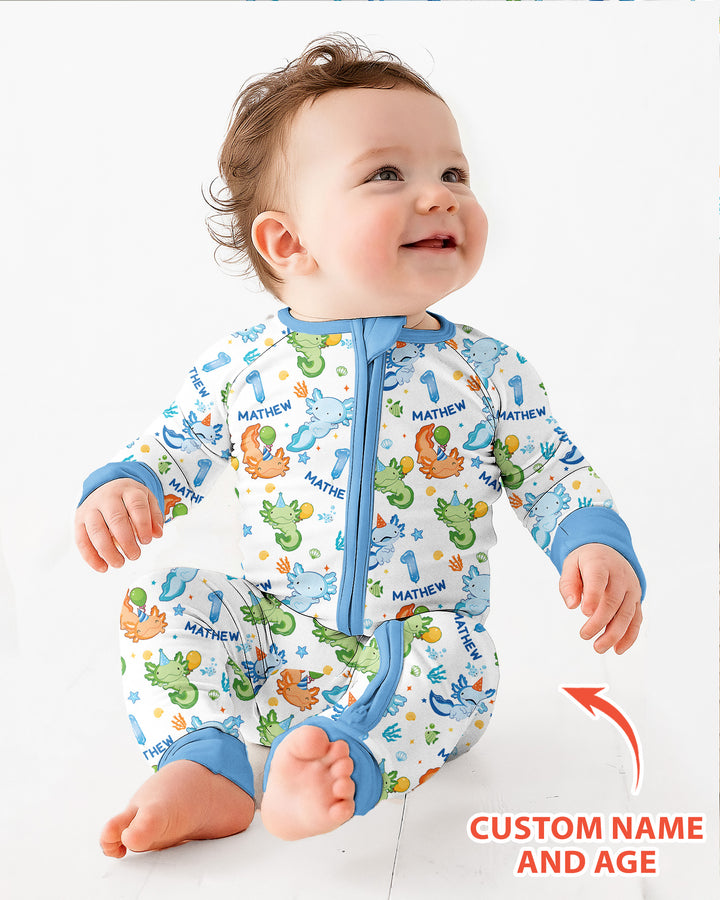 Gerippte Babykleidung mit individuellem Foto - Weich &amp; Skizzenhaft