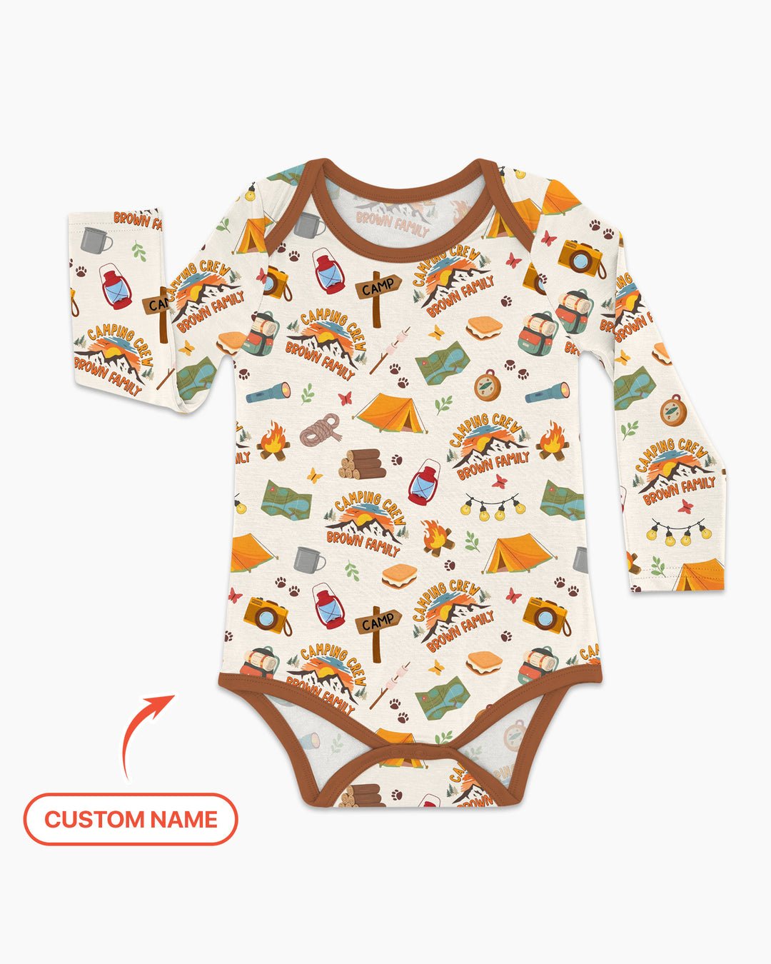 Gerippte Babykleidung mit individuellem Foto - Weich &amp; Skizzenhaft