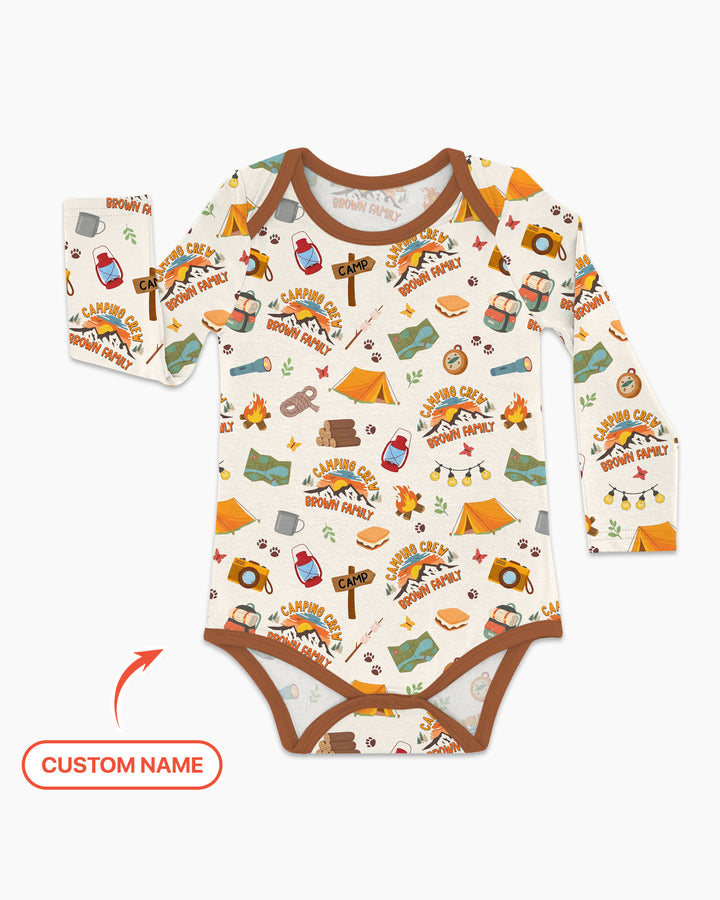 Gerippte Babykleidung mit individuellem Foto - Weich &amp; Skizzenhaft