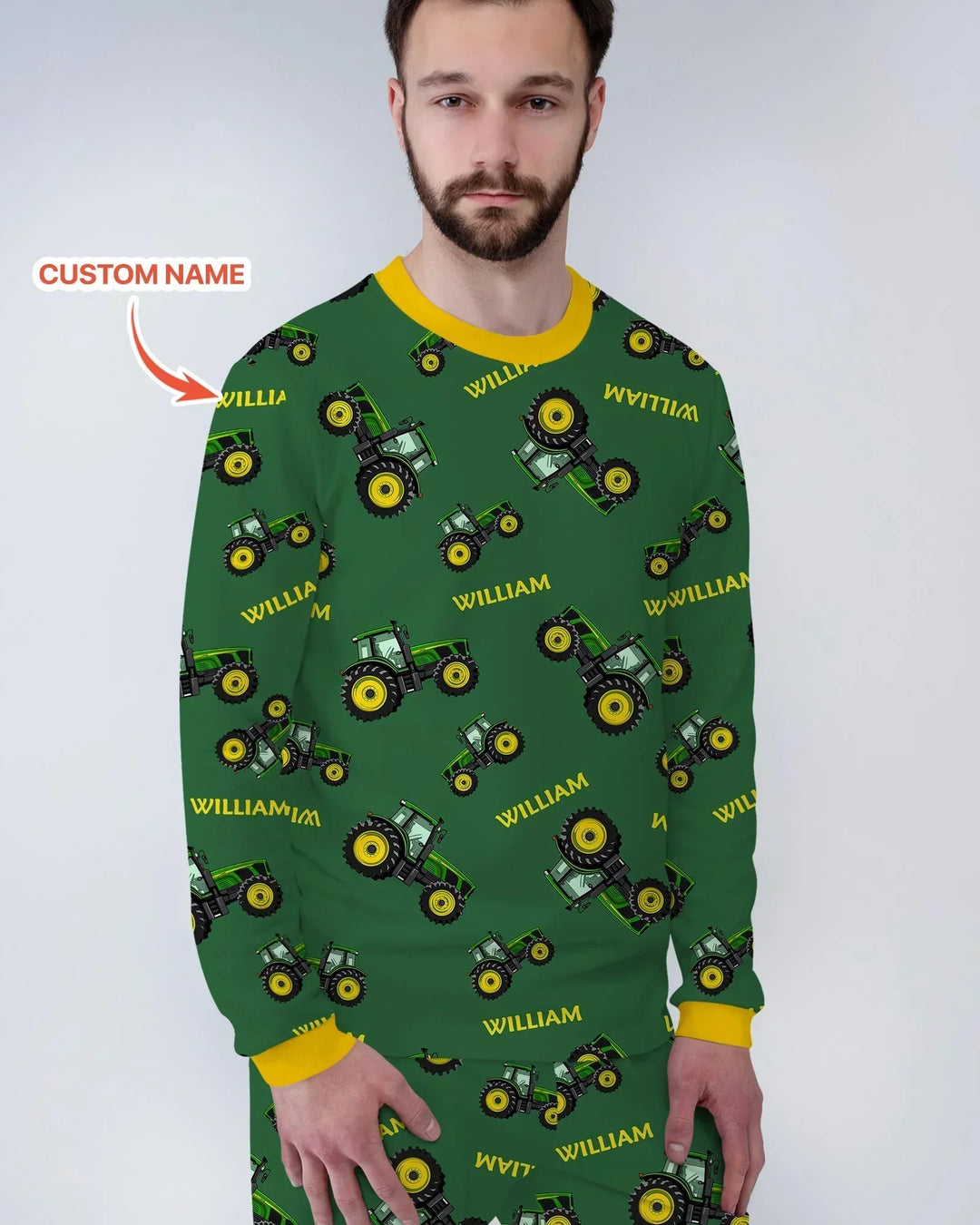 Vorlage Benutzerdefiniertes Herren-Pyjama-Set