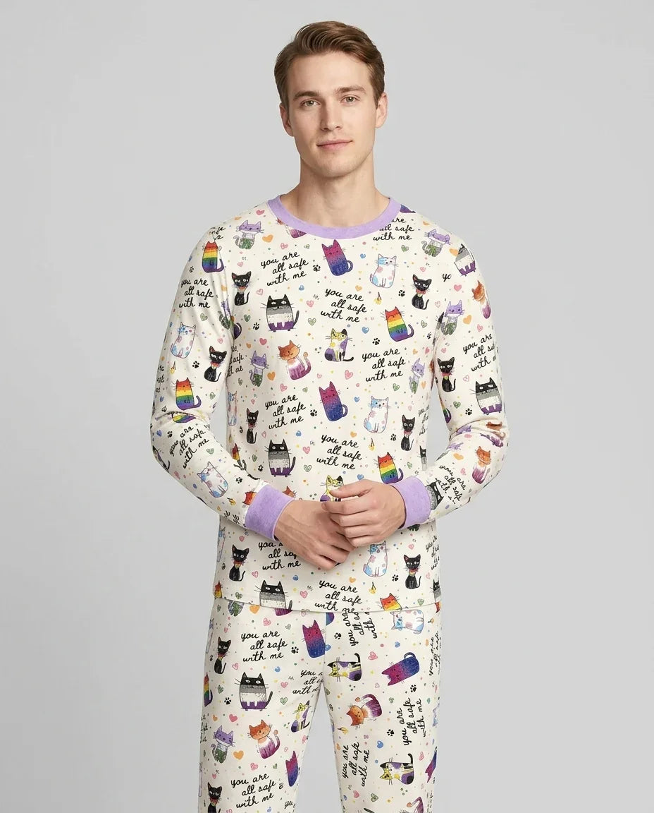 plantilla Conjunto de Pijama de Bambú para Hombre