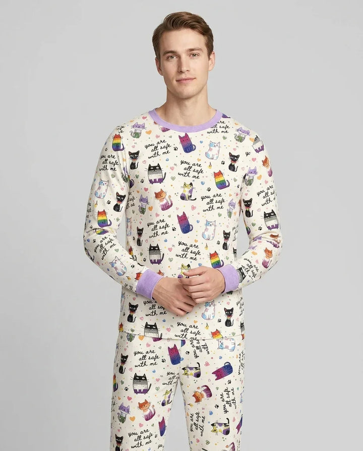 plantilla Conjunto de Pijama de Bambú para Hombre
