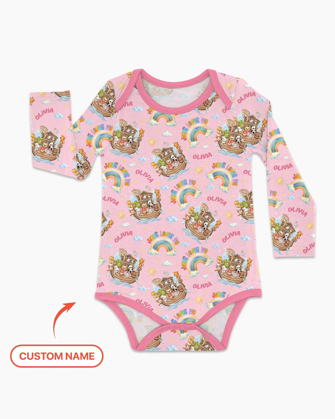 Gerippte Babykleidung mit individuellem Foto - Weich &amp; Skizzenhaft