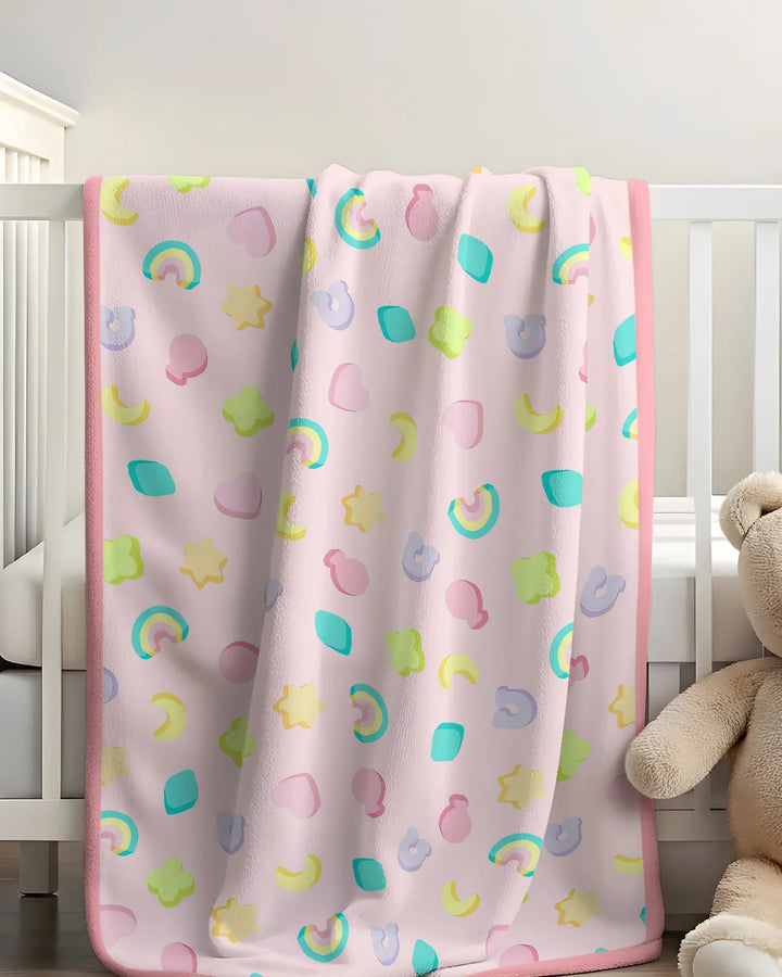 Pastel Lucky Charms Scatter Blanket