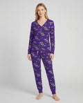 Retro Happy New Year 2027 Bamboo Women Pajama Set