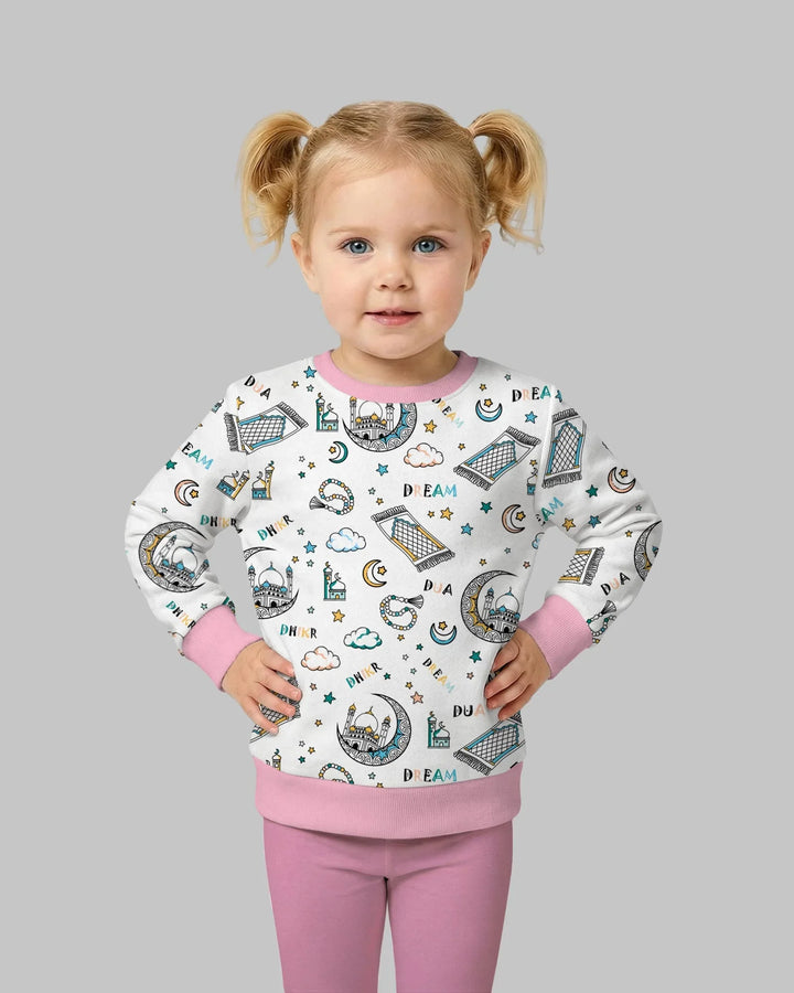 Dua, Dhikr, Dream Matching Family Crewneck Sweatshirt