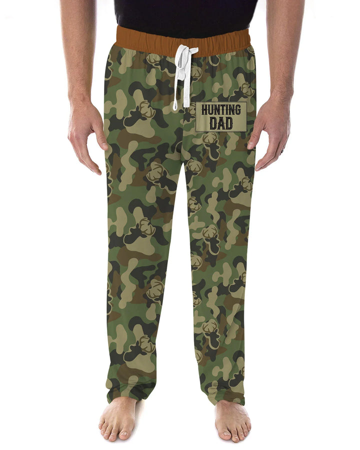 Embroidered Matching With Hunting Dad Bamboo Men's Pajama Set