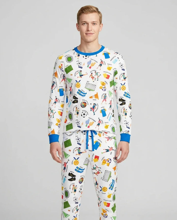 plantilla Conjunto de Pijama de Bambú para Hombre