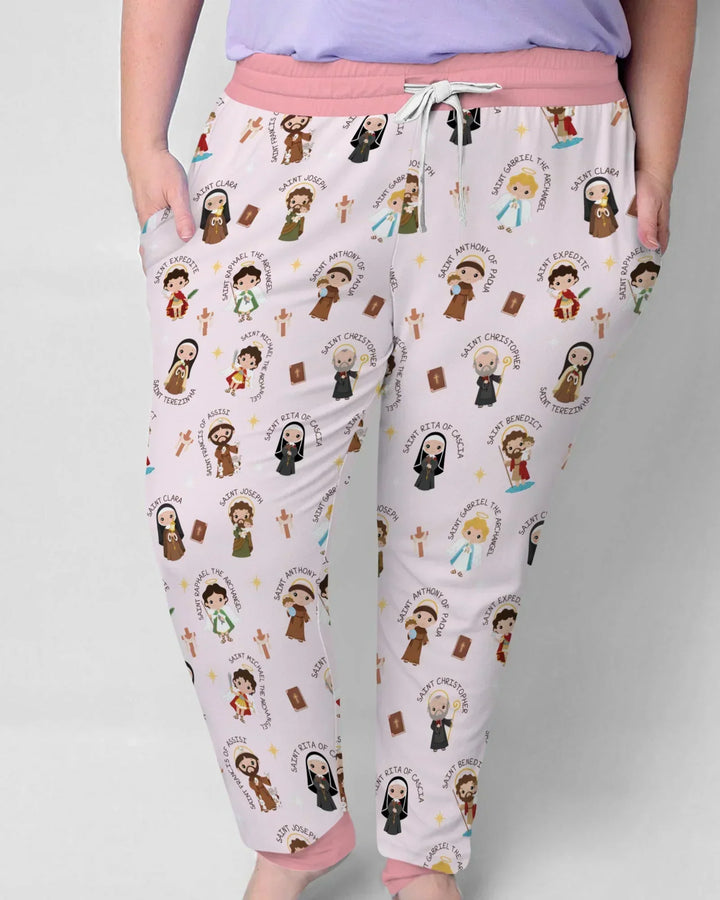 Saints in the Clouds Women Pajama Set